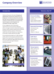 ICS Company Brochures